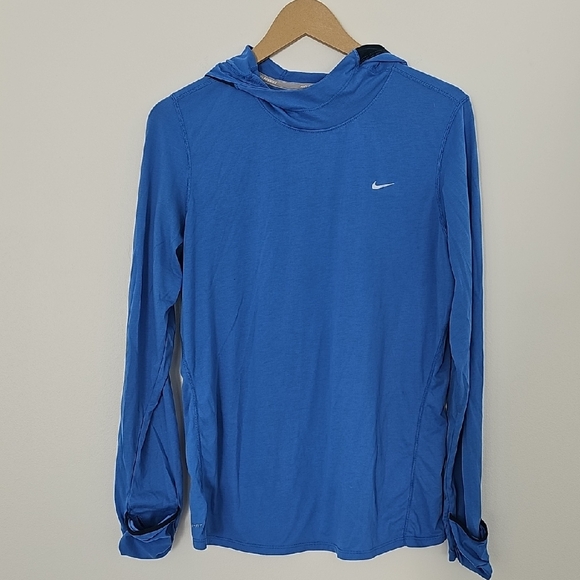 NIke Dri-Fit Lightweight Hoodie Womens XL Running Exercising Pullover Activewear - Picture 1 of 16